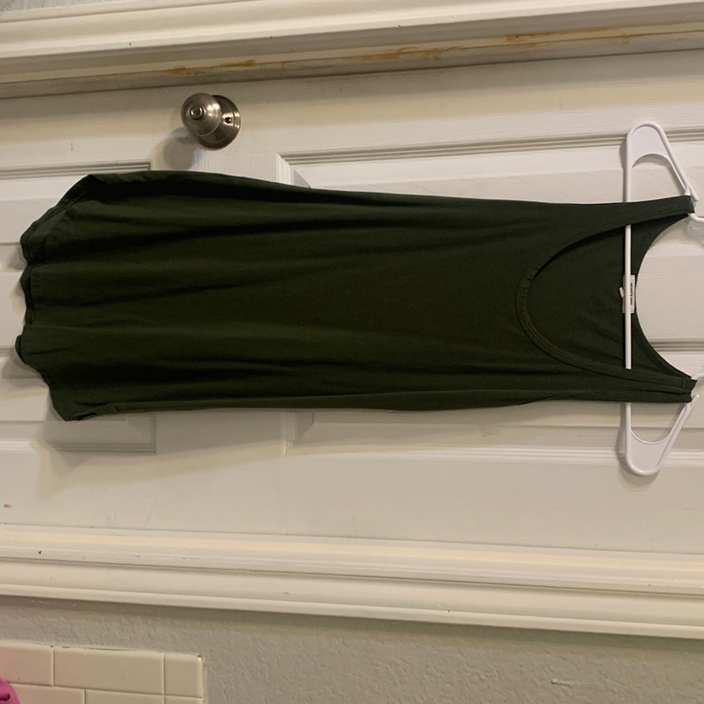 Olive tshirt dress